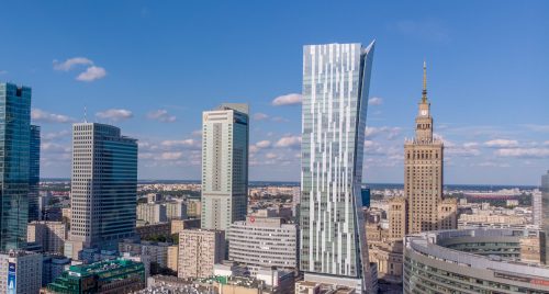 Center of Warsaw and the Old Town