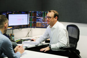 Man working at desk