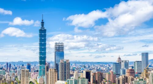 cityscape of Taipei, Taiwan