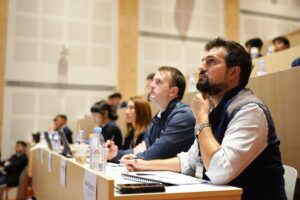 Men on judging panel