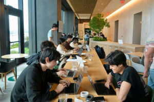 Students at desk